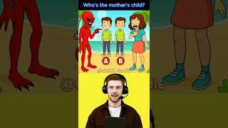 Guess the Mother’s child ?🩸 #logicpuzzles #brainteasers #riddle #viralshorts #viralreels