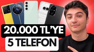 20.000 TL BÜTÇE İLE ALINABİLECEK EN İYİ 5 TELEFON!