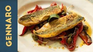 Pan Fried Mackerel & Polenta | Gennaro Contaldo