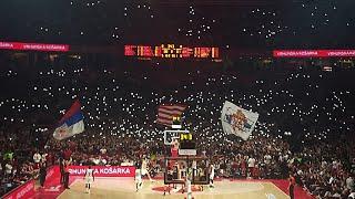 Delije - navijanje na Zvezda Monako (košarka 2024 - 2025)