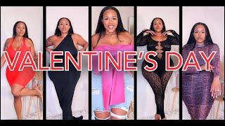 VALENTINE'S DAY TRY ON HAUL 2024 CURVY GIRL PLUS SIZE FRIENDLY | CRYSTAL CHANEL