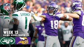 New York Jets vs. Minnesota Vikings | 2022 Week 13 Game Highlights