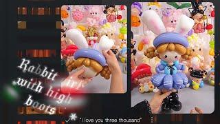 Step-by-Step Guide To Making Balloon Toys: Bunny Girl | MeyiaArtBalloon.christmas