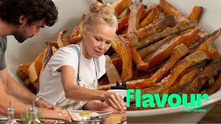 Pamela Anderson Makes Sweet Potato Fries With Gabe Kennedy | Pamela's Cooking With Love