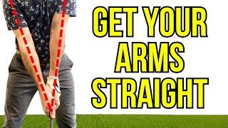 Straighten Your Arms For Perfect Contact