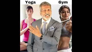 Yoga vs Gym | Anurag Aggarwal | #ytshorts | #shorts | #vs | #yoga | #gym