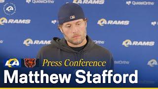 Matthew Stafford Talks Week 4 Loss In Chicago, Not Finishing Drives, Struggles Against Bears Defense