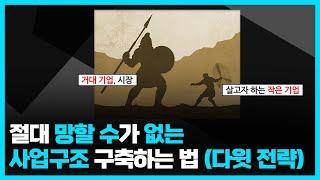 스타트업, 작은 회사가 살아남을 수 있는 유일한 마케팅 성공 전략 (다윗 전략)