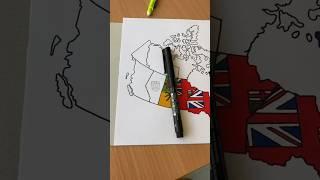 How to Draw ALBERTA #shorts #canada #alberta