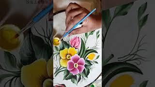 painting tutorial pillow cover design