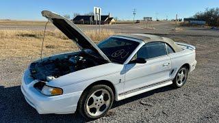 This 11k Mile Mustang Cobra was Under Salt Water - Will it Drive 10 Miles?