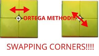 How to swap any 2 corners on the 2x2 REALLY FAST |  Ortega Method