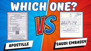 Apostille Attestation Vs Embassy Attestation for Saudi Arabia. Which is best for you? GO Attestation