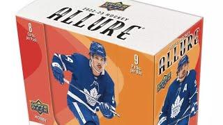 1 Hit Per Box!!! Opening 2022-23 Upper-Deck Allure hobby hockey card box