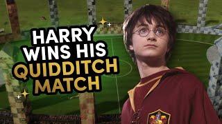 Harry Potter Wins His First Quidditch Match | Philosopher's Stone