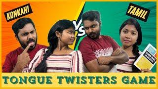 TONGUE TWISTERS CHALLENGE  - Tamil Vs Konkani 