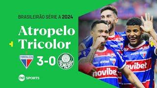 FORTALEZA FAZ DOIS GOLAÇOS E APLICA GOLEADA POUCO COMUM PRO VERDÃO | FORTALEZA 3X0 PALMEIRAS