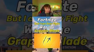 Only with the Grapple Blade #fortnite