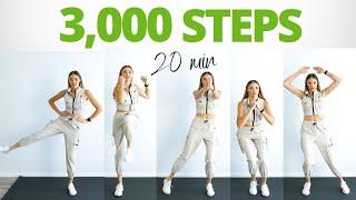 3,000 Steps in 20 min | Do it twice, get 6,000 Steps!