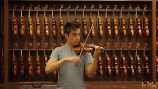 Francois Breton workshop "F. Breton breveté," Mirecourt c. 1830 (1/2 size) | Violin Demonstration