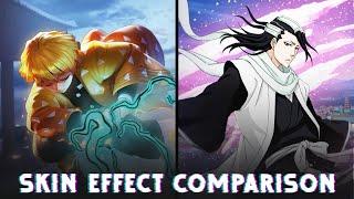 ZENITSU VS BYAKUYA : SKINS EFFECT COMPARISON