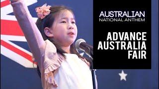 ADVANCE AUSTRALIA FAIR | National Anthem Of Australia With Lyrics | Wow! A Powerful Performance!