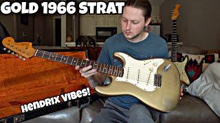 GOLD 1966 Stratocaster?? This is freakin Cool..