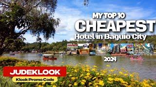 2024 | My Top 10 Cheapest Hotels in Baguio City