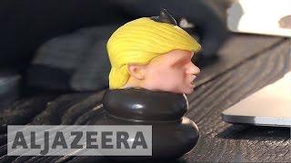 US: Political art artists making noise against Trump