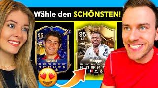 FUT-Draft - ABER meine FREUNDIN wählt die SCHÖNSTEN Spieler! 