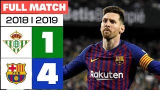 Real Betis - FC Barcelona (1-4) LALIGA 2018/2019 FULL MATCH