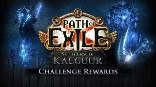 Path of Exile: Settlers of Kalguur Challenge Rewards