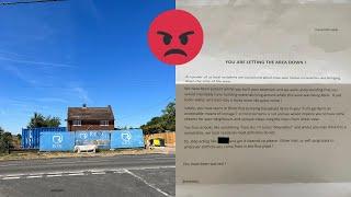 Renovation Nightmare! We've received an abusive letter from a neighbour. Neighbour wars!