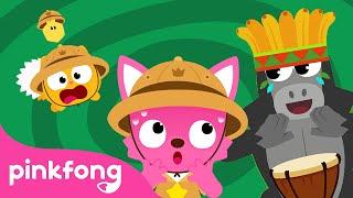 Spooky Jungle Animals | Jumbled Jungle Animal Sounds | Pinkfong Official