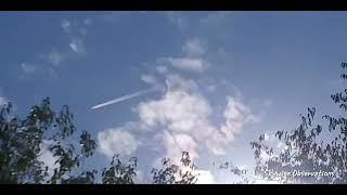 1 Hr & 15 Mins Of Sky Observations Condensed Down, "That's Enough" 10/1/2023; 11:50 a.m.-1:05 p.m.
