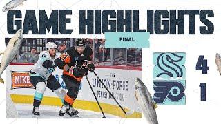 Seattle Kraken at Philadelphia Flyers | 03/08 Game Highlights