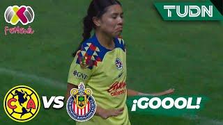 ¡PALACIOS no perdona y empata el juego! | América 1-1 Chivas | AP2023-J11 | Liga Mx Femenil | TUDN