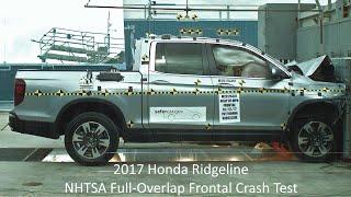 2017-2024 Honda Ridgeline NHTSA Full-Overlap Frontal Crash Test