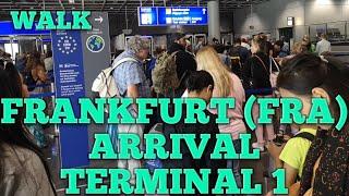 Arrival Walk Frankfurt Airport Terminal 1