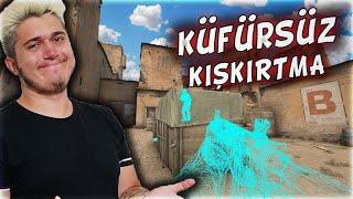 KÜFÜRSÜZ VS WALL HACK İLE KIŞKIRTMA !! CS-GO