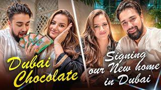 Contract Signing Dubai Home | Surprising Friends with Dubai Chocolates | امضاء برای خانه جدید در دبی