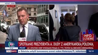 Nowy Jork. Prezydent Andrzej Duda rozmawiał z przedstawicielami amerykańskiego biznesu