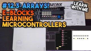 Arrays! - Learning Microcontrollers with EBlocks & Flowcode #12.3