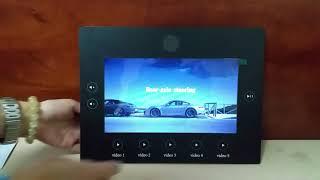 Marketing and advertising lcd tablet with printing for Porsche, digital signage