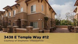 Just Listed: 3438 E Temple Way #12 $538,000 | West Covina, CA Real Estate