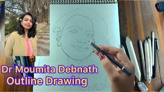 Dr Moumita Debnath Drawing | Rip Justice for Dr Moumita Debnath 