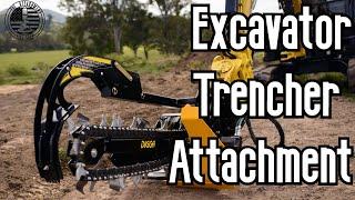 Digga XD Trencher for Excavators up to 10 tons! The Attachment Company