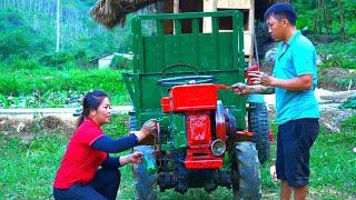 The turning point of the young couple : Restore this beautiful tractor ready to haul loads