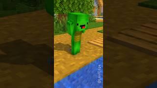 HELP JJ save Baby Mikey Maizen - Minecraft Shorts (Past Lives) #maizen #jjandmikey #mikey