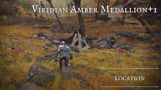 綠琥珀鏈墜+1「取得路線」Viridian Amber Medallion+1 Location：ELDEN RING｜艾爾登法環